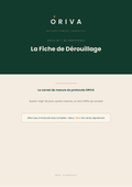 Le Carnet du Dérouillage — Outil nº 1 du protocole